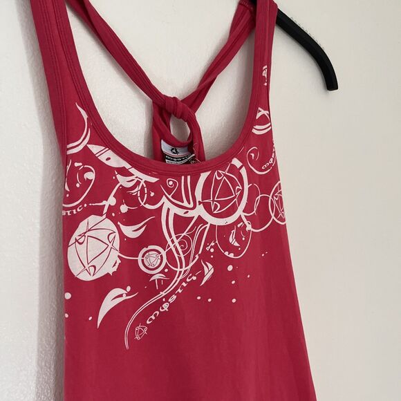 Y2K Mystic Boarding Pink Graphic Mini Dress, 2000s Surf Skate Style- Small - Picture 4 of 9